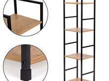 Деревянный стеллаж на металлическом каркасе LOFT с 4 пол�