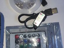 LED-valgusriba + 24 nupuga IR-pult 5-20m
