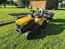 Uueväärne murutraktor stiga tornado 5108w käruga