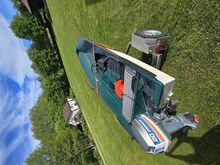 Soome mootorpaat 3.85m + Evinrude 20/25hp + haagis