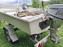 Mootorpaat Korento M 400,Honda15,treiler.