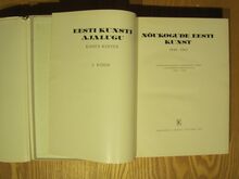 "Eesti kunsti ajalugu" kolmes osas, 1970-1977