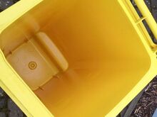 Prügikonteiner 140L, kollane (PAKEND)