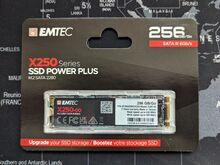 Emtec SSD X250 256GB M.2 SATA III, UUS!