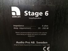 Suured põrandakõlarid Audio Pro Stage 6