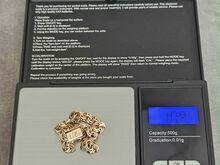 Bismarck käsitöö 585 kuldkäekett 10,89g