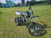 Laste KROSSIKAS 125CC ROHELINE-MUST KICK STARTER