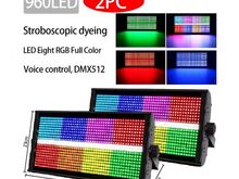2x 960 LED STROBE RGBW DMX LAVAVALGUSTIT