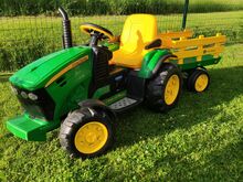 John Deere Peg Perego elektriline lastetraktor 12V