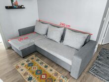 Ära anda nurgadiivan mõõtudega 240x140cm