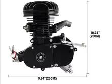 Võrri mootor 50cc CDI (D6/D8 koopia), must korpus