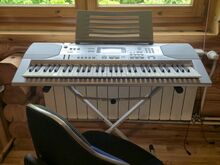 Casio CTK-800 süntesaator koos statiivi ja tooliga
