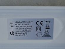 LED valgustid 1200mm