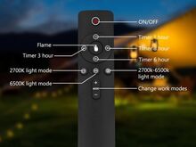 LED vintage laternad akutoitega, 2tk + pult