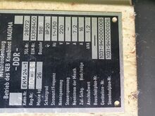 DDR elektrimootor / ajam VEM Nagema (0,75 kW, 220V