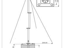 2kW tuulik + MAST + 220V inverter maja vooluvõrku