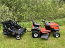 Murutraktor Husqvarna LT151 lehekogujaga