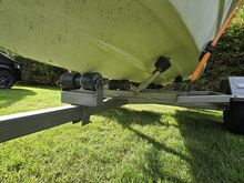 Soome mootorpaat 3.85m + Evinrude 20/25hp + haagis
