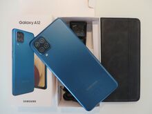 Samsung Galaxy A12  32/3GB, sinine + uued kaaned