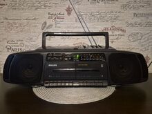 Магнитола Philips 80s Boombox радио/CD/с двумя кассетными деками