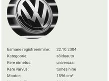 Vw Passat B5.5 1.9tdi 96kw, reg. Makstud, üv.02/27