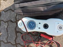 Лодка на прицепе с мотором