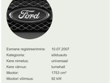 Ford Mondeo, registreerimistasu makstud