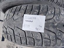 225/55R17 шипованные шины 2 шт.