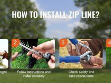 Zipline trosslaskumise komplekt 30m