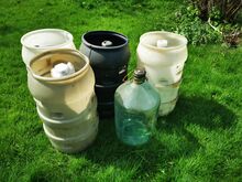 Käärituspudelid (4x20L, 1x15L)