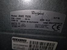 Pesumasin Whirlpool AWE 7526 6kg 1000p/min