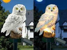 LED päikesepatareidega öökull (pruun) 5TK.