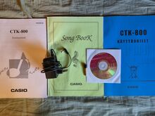 Casio CTK-800 süntesaator koos statiivi ja tooliga