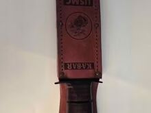 Originaal KA-BAR USMC nuga nahktupega