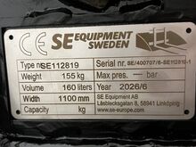 S40 Planeerkopp Hüdrauliline 160L 1100mm