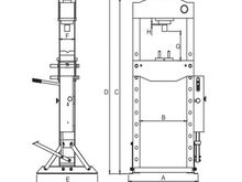 Hüdropress 12 T käsipump