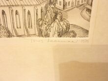 Tõnis Laanemaa ofort 3 Tallinn gravüür 1973 a