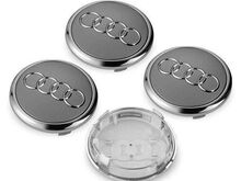 Колпачки для дисков Audi с внешним диаметром 69 мм и 60 мм