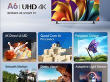 Teler, Televiisor Hisense A6N 50A6N, 50 ", 4K UHD