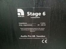 Audio Pro Stage 6