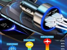 Auto telefoni laadija 2PD 4USB 6 ports USB-C