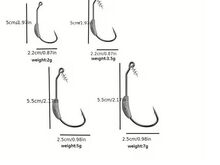 Офсетные крючки Swimbait Bladed 10шт, 20шт