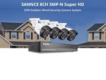 4-kaameraga 5MP SuperHD videovalve komplekt Sannce