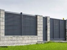 Aluzinc horisontaalaiad - ribakardina tüüpi aiad