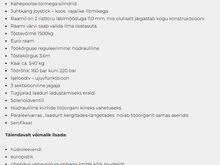Фронтальный погрузчик V-1500, BELARUS/MTZ, В НАЛИЧИИ