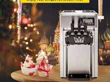 АППАРАТ ДЛЯ МЯГКОГО МОРОЖЕНОГО, 2+1 вкуса, 1200 Вт