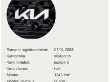 Kia Rio 1.4 60kW 2005, üv 05.2027, ls 154k