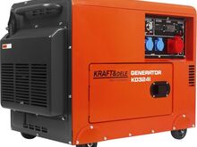 Generaator 230V 400V 7kW 16hj diisel + ATS KD3241