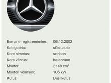 Mercedes-Benz C220CDI целиком на запчасти или на трек