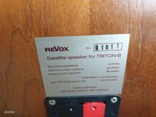 Revox triton-b kõlarikomplekt